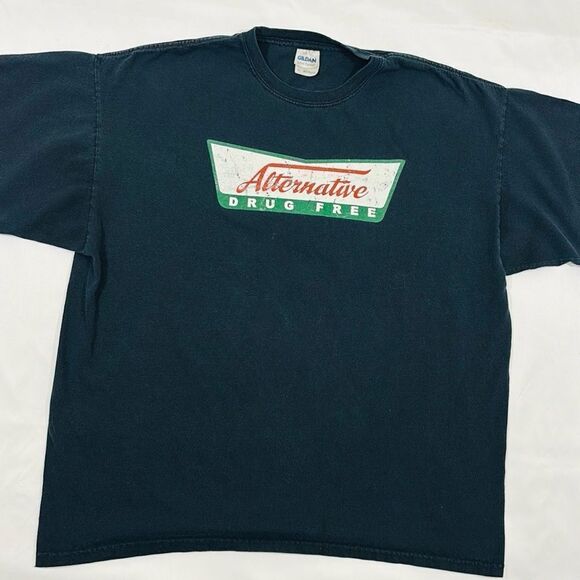 Vintage D.A.R.E. Drug Free Crispy Cream Parody Short Sleeve Tee - Picture 2 of 6